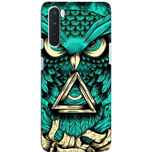 Чохол з пташками на OnePlus Nord (VPrint) – Сова з оком