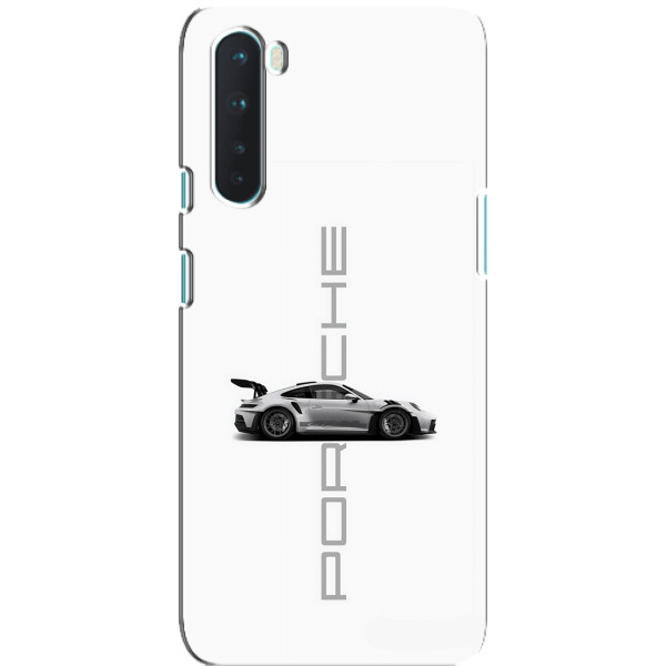 Чохол з авто Порше для OnePlus Nord – білий порше