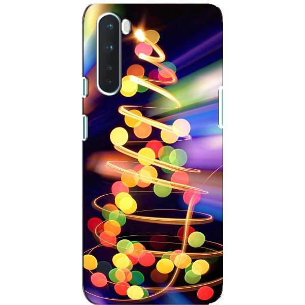 Новорічні Чохли для ВанПлюс Норд (VPrint) – Ялинка в огоньках