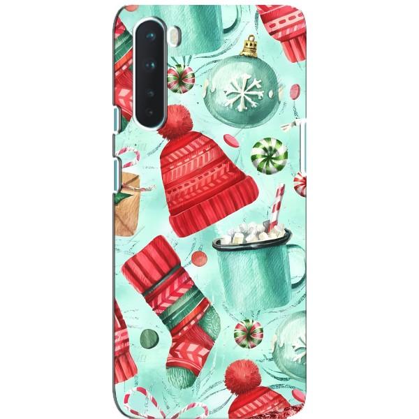 Новорічні Чохли для ВанПлюс Норд (VPrint) – Одяг НР