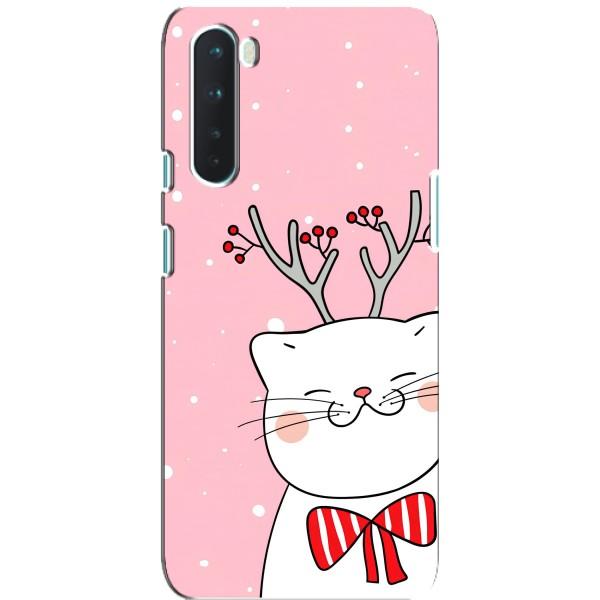 Новорічні Чохли для ВанПлюс Норд (VPrint) – Зимовий кіт