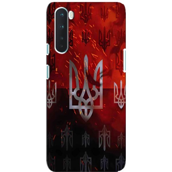 Украинские Чехлы для OnePlus Nord с картинкой УПА (AlphaPrint) – ГЕРБ УПА