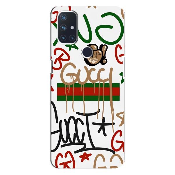 Брендновые Чехлы для OnePlus Nord 10 5G - (PREMIUMPrint) – Стиль GUUCI
