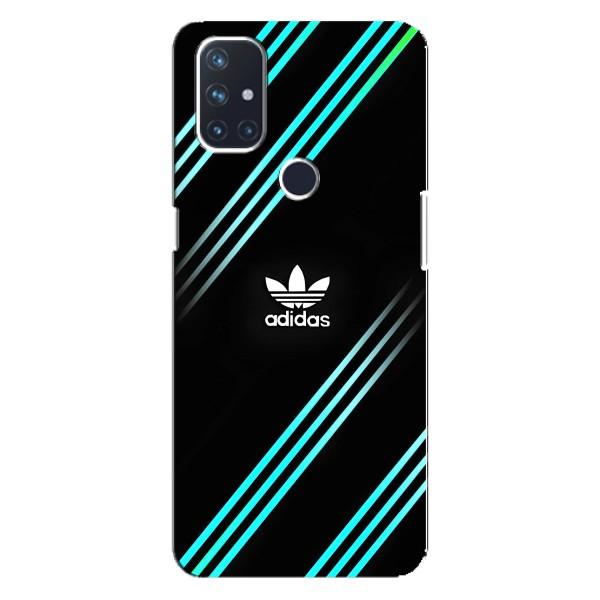 Чохли Адидас для OnePlus Nord 10 5G (AlphaPrint) – Адідас з полосами