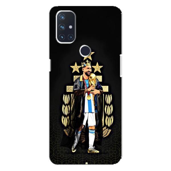Чехлы для OnePlus Nord 10 5G (Leo чемпион) (AlphaPrint) – Месси Король