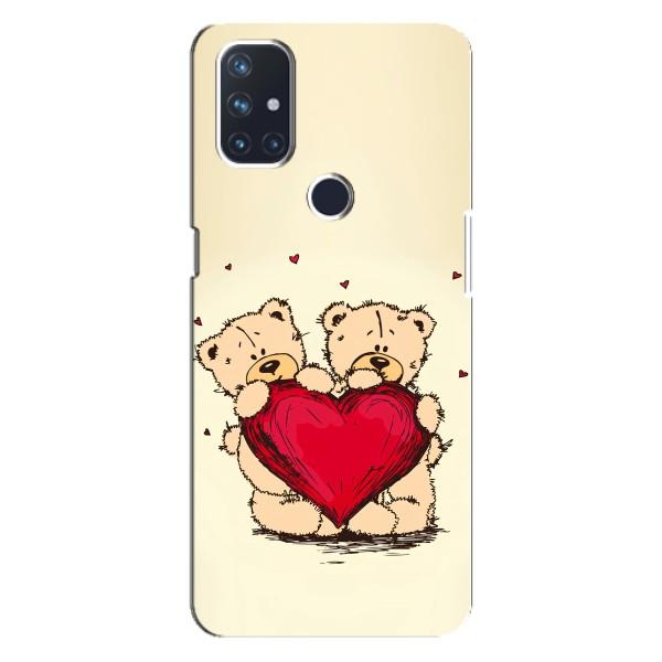 Чехлы для любимой на ВанПлас Норд 10 5Джи (VPrint) – Медвежонки