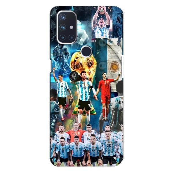 Чехлы Месси для OnePlus Nord 10 5G (AlphaPrint) – Аргентина Месси