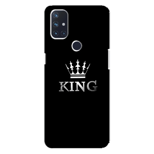 Чехол (Корона на чёрном фоне) для ВанПлас Норд 10 (5G) – KING
