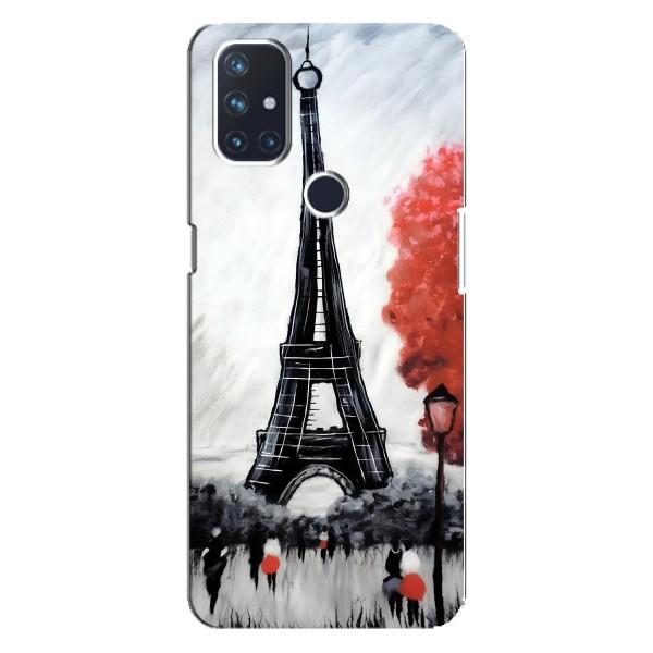 Чехол Эйфелева Башня для OnePlus Nord 10 5G - (AlphaPrint) – Башня в Париже