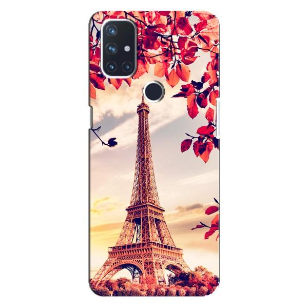 Чехол Эйфелева Башня для OnePlus Nord 10 5G - (AlphaPrint) – Эйфелева Башня