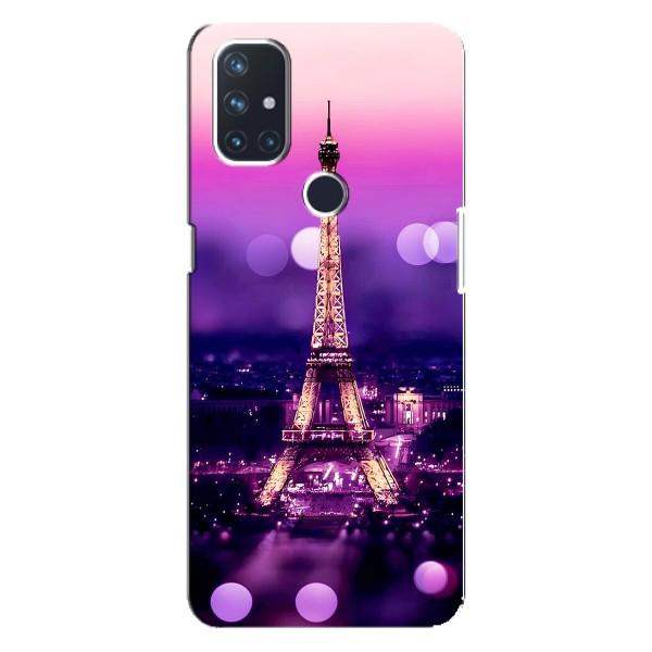 Чехол Эйфелева Башня для OnePlus Nord 10 5G - (AlphaPrint) – Париж Башня