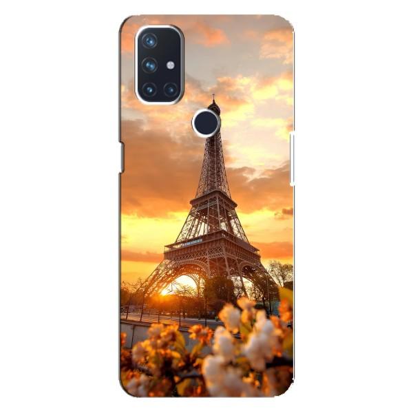 Чехол Эйфелева Башня для OnePlus Nord 10 5G - (AlphaPrint) – Солнечная башня