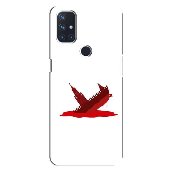 Чехол с принтом (Русский корабль...) для ВанПлас Норд 10 5Джи (AlphaPrint) – Кремлевский Корабль