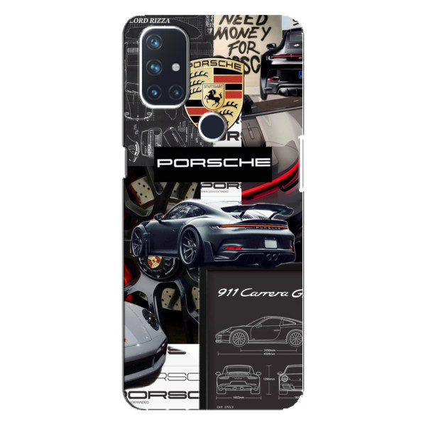 Чохол з авто Порше для OnePlus Nord 10 5G – Колаж Порше