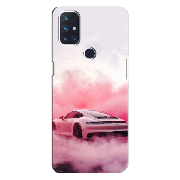 Чохол з авто Порше для OnePlus Nord 10 5G – Рожевий Порше