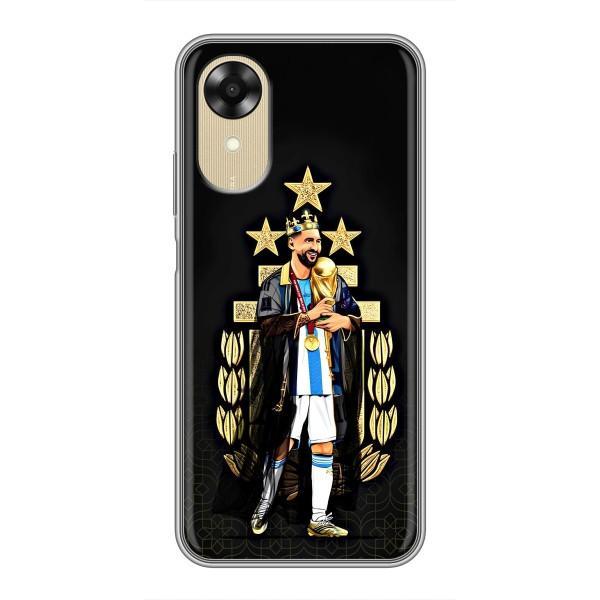 Чохли для Oppo A17k (Leo чемпіон) (AlphaPrint) – Мессі Король