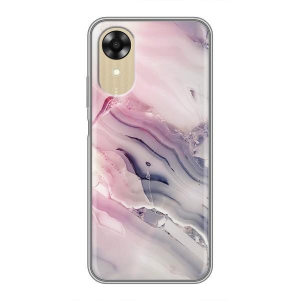 Мраморный чехол на Oppo A17k (VPrint) – Пурпурный Мрамор
