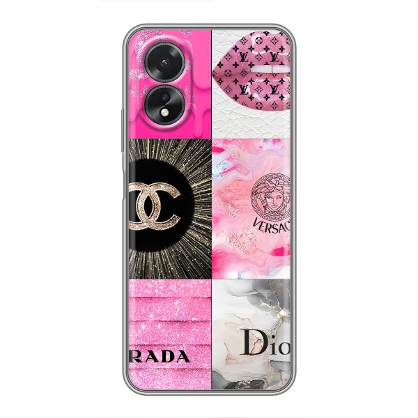 Чохол (Dior, Prada, YSL, Chanel) для Oppo A18 – Модніца