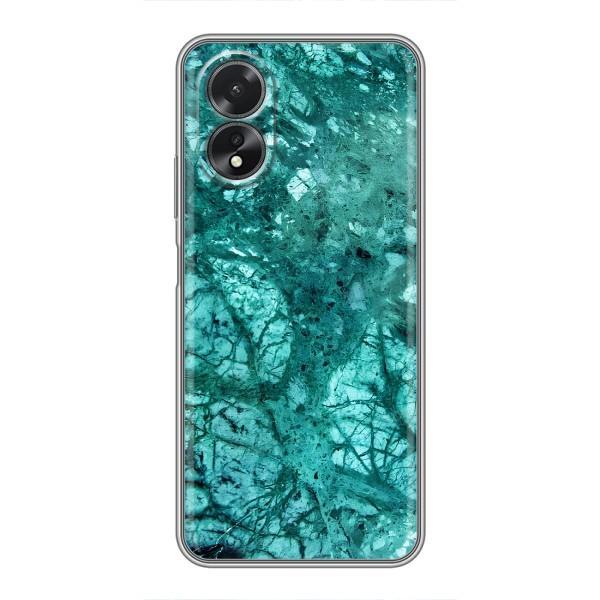 Мраморный чехол на Oppo A18 (VPrint) – Зеленый мрамор