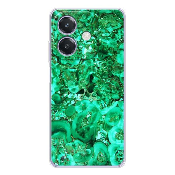 Мраморний чехол на OPPO A3 (VPrint) – Салатовий Мрамор