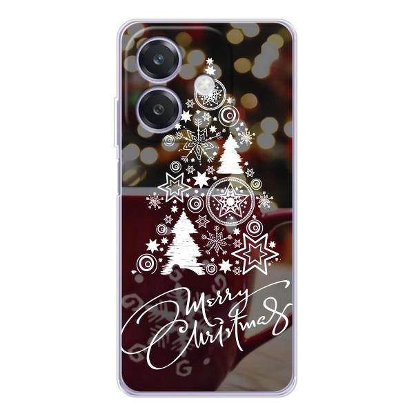 Рождественские Чехлы для OPPO A3 (VPrint) – Елочка узорная