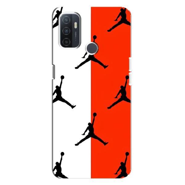 Чехлы для Oppo A32 - с картинкой JORDAN (AlphaPrint) – Лого Джордан