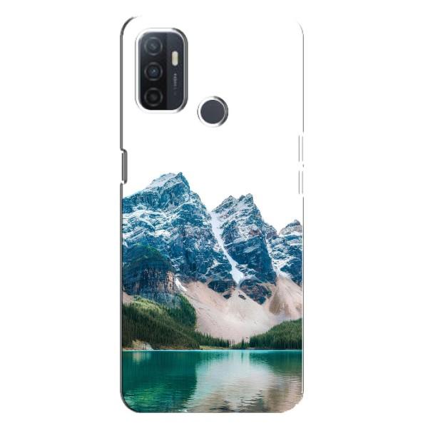 Силиконовый чехол с КАРТИНКАМИ лето для Oppo A32 (AlphaPrint) – Гори