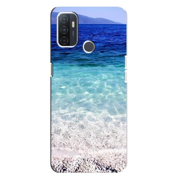 Силиконовый чехол с КАРТИНКАМИ лето для Oppo A32 (AlphaPrint) – Море