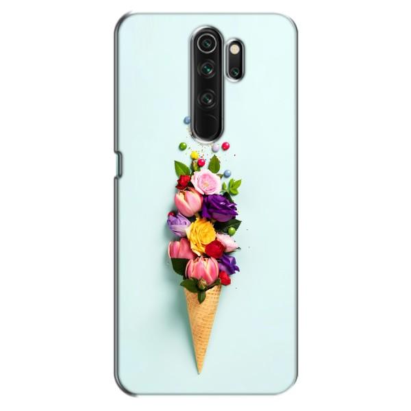 Чехлы с тематикой "ЦВЕТЫ" на Oppo A5 (2020) – Цветок-мороженное
