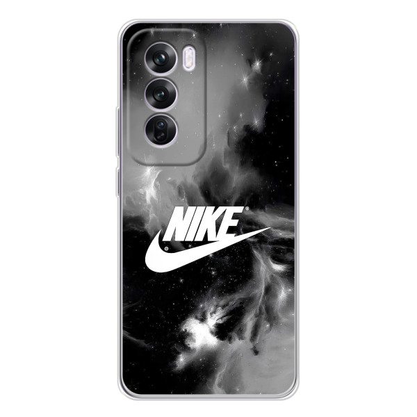 Чехол с логотипом Найк на OPPO A5 – Найк дымчатый