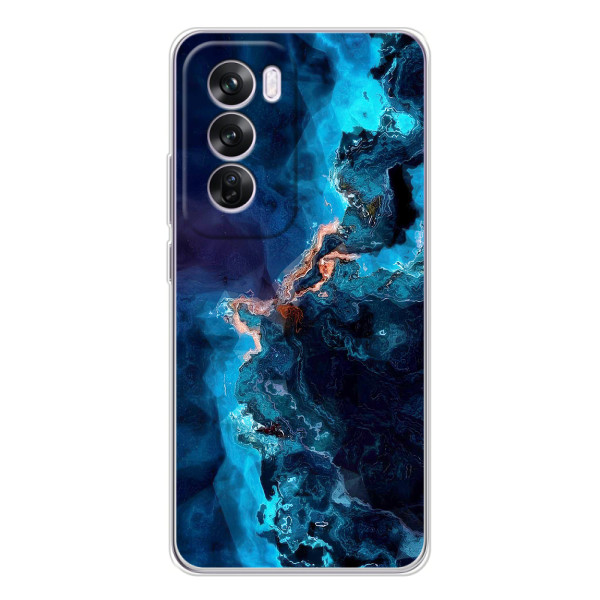 Чехлы с тематикой "Мрамор" на Оппо А5 – Синий мрамор
