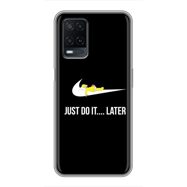 Чохол з логтипом Найк на OPPO A54 – Nike just do it