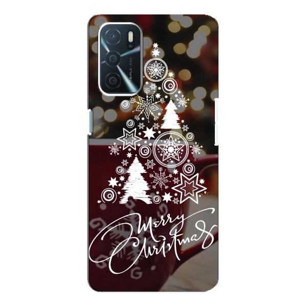 Різдвяні Чохли для Oppo a54s (VPrint) – Ялинка яскрава
