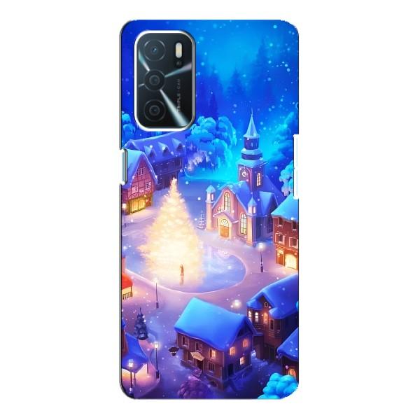 Різдвяні Чохли для Oppo a54s (VPrint) – Різдвяне місто