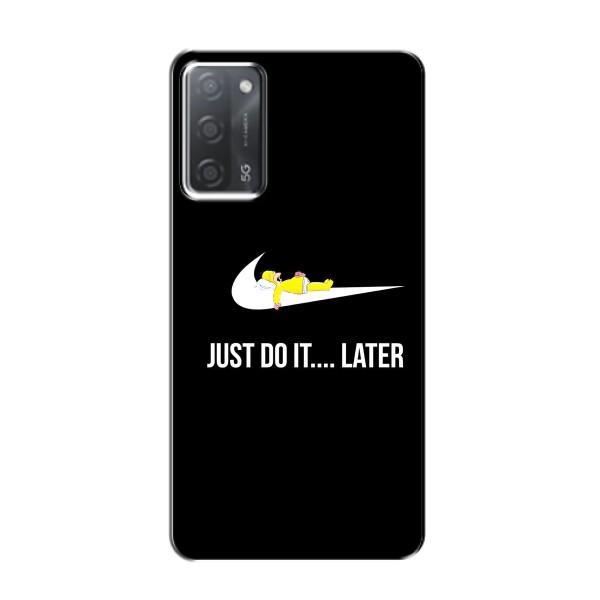 Чехол с логотипом Найк на OPPO A55 – Nike just do it
