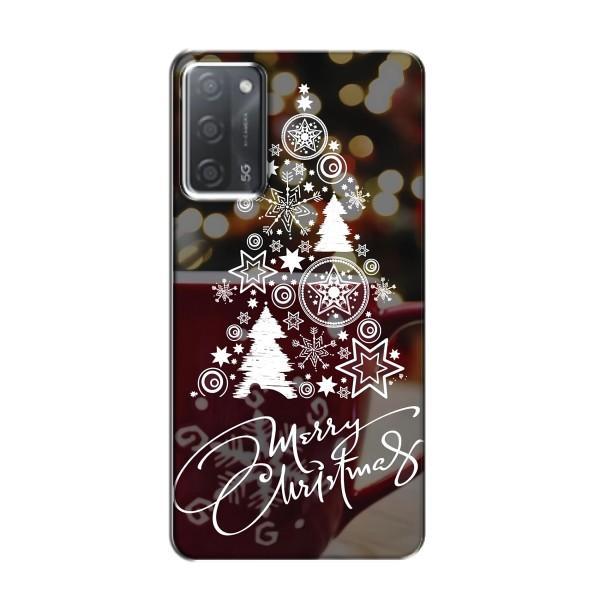 Різдвяні Чохли для OPPO A55 (VPrint) – Ялинка яскрава