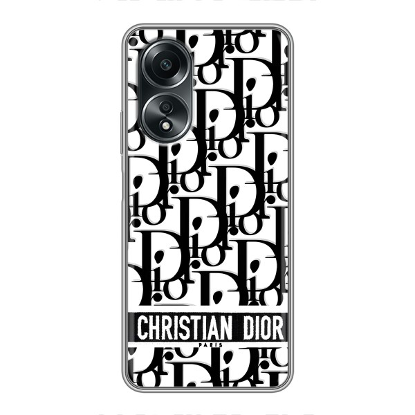 Чехол (Dior, Prada, YSL, Chanel) для OPPO A58 (4G) – Christian Dior