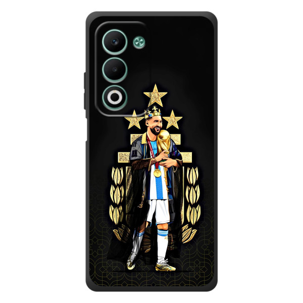 Чехлы для OPPO A5m (Leo чемпион) (AlphaPrint) – Месси Король