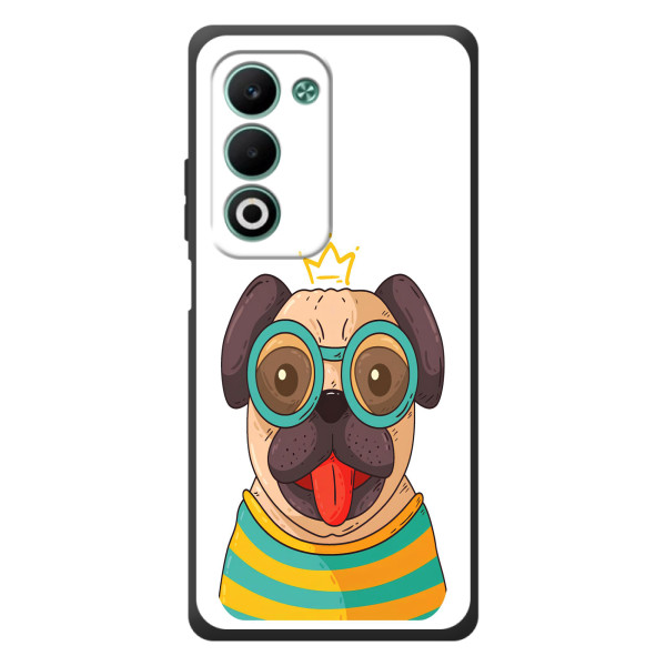 Бампер для OPPO A5m с картинкой "Песики" – Собака Король