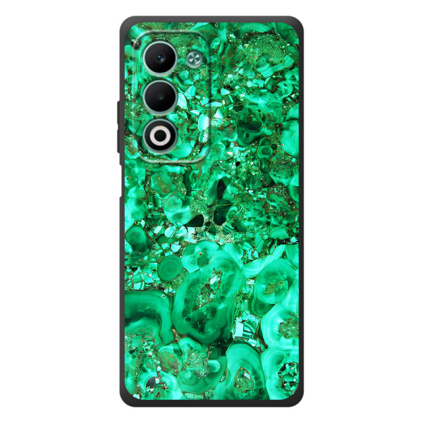 Мраморный чехол на OPPO A5m (VPrint) – Салатный Мрамор