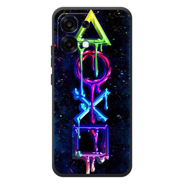 Чехлы с тематикой Киберспорт для OPPO A6 Pro (VPrint) – Pleystation лого