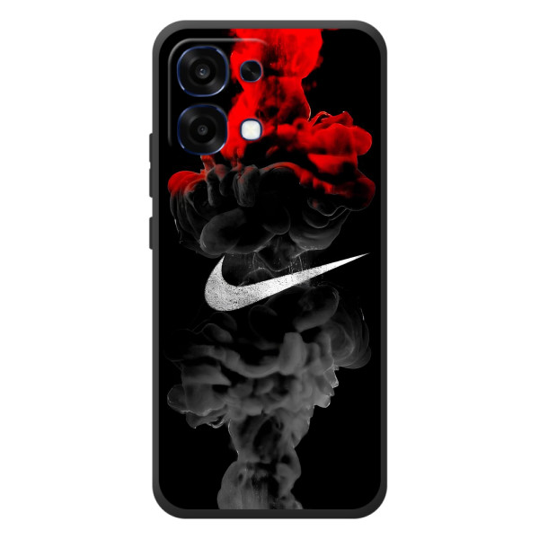 Чехол с логотипом Найк на OPPO A6 Pro – Найк на черном