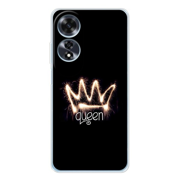 Чехол (Корона на чёрном фоне) для Оппо A60 5G – Корона
