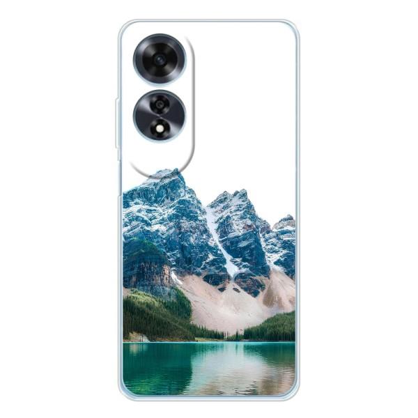 Силиконовый чехол с КАРТИНКАМИ лето для OPPO A60 5G (AlphaPrint) – Гори