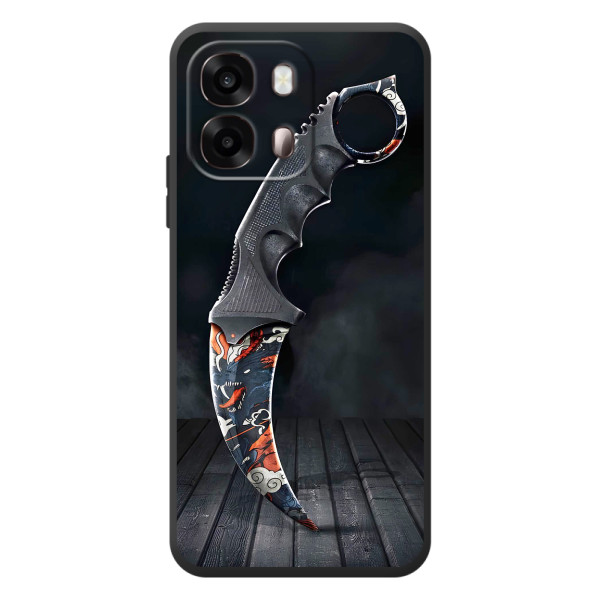 Чехол КИБЕРСПОРТ для OPPO A6s – Кинжал КС ГО