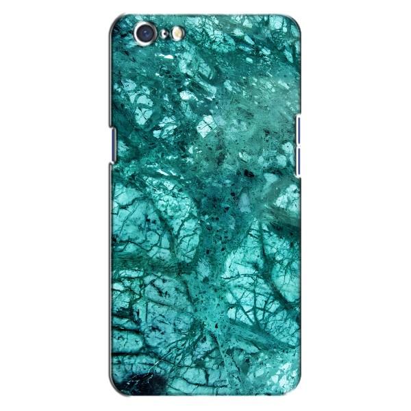 Мраморный чехол на Oppo A71 (VPrint) – Зеленый мрамор