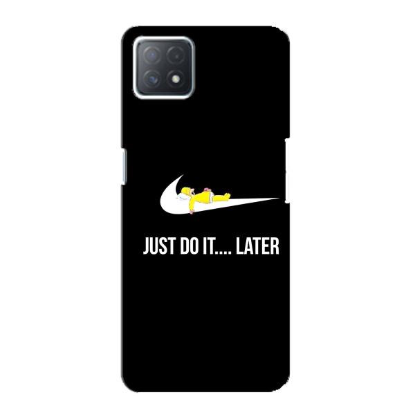 Чохол з логтипом Найк на Oppo a72 (5G) – Nike just do it