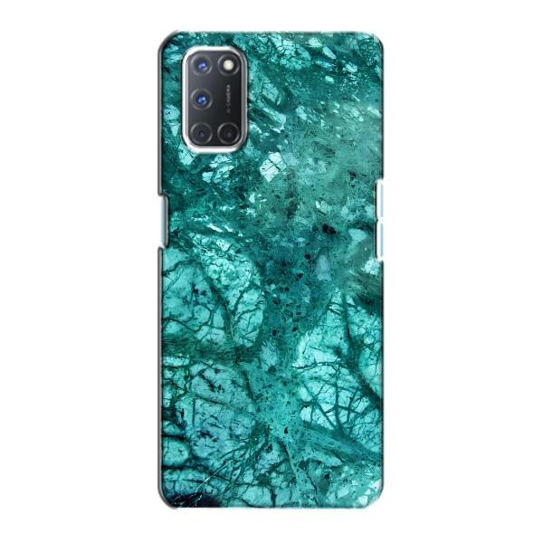 Мраморний чехол на Oppo A72 (VPrint) – Зелений мрамор