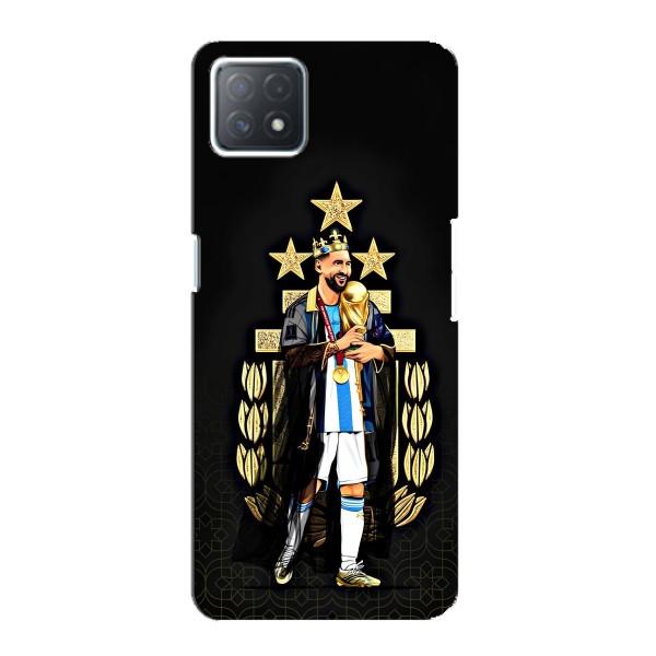 Чехлы для Oppo a73 (5G) (Leo чемпион) (AlphaPrint) – Месси Король