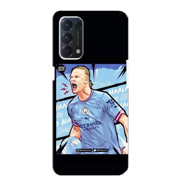 Чехлы с футболистом Ерлинг Холанд для OPPO A74 (AlphaPrint) – гол Эрлинг Холланд